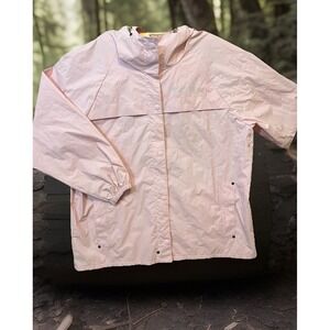 Columbia Women's Crested Canyon Windbreaker Pink Size Lg